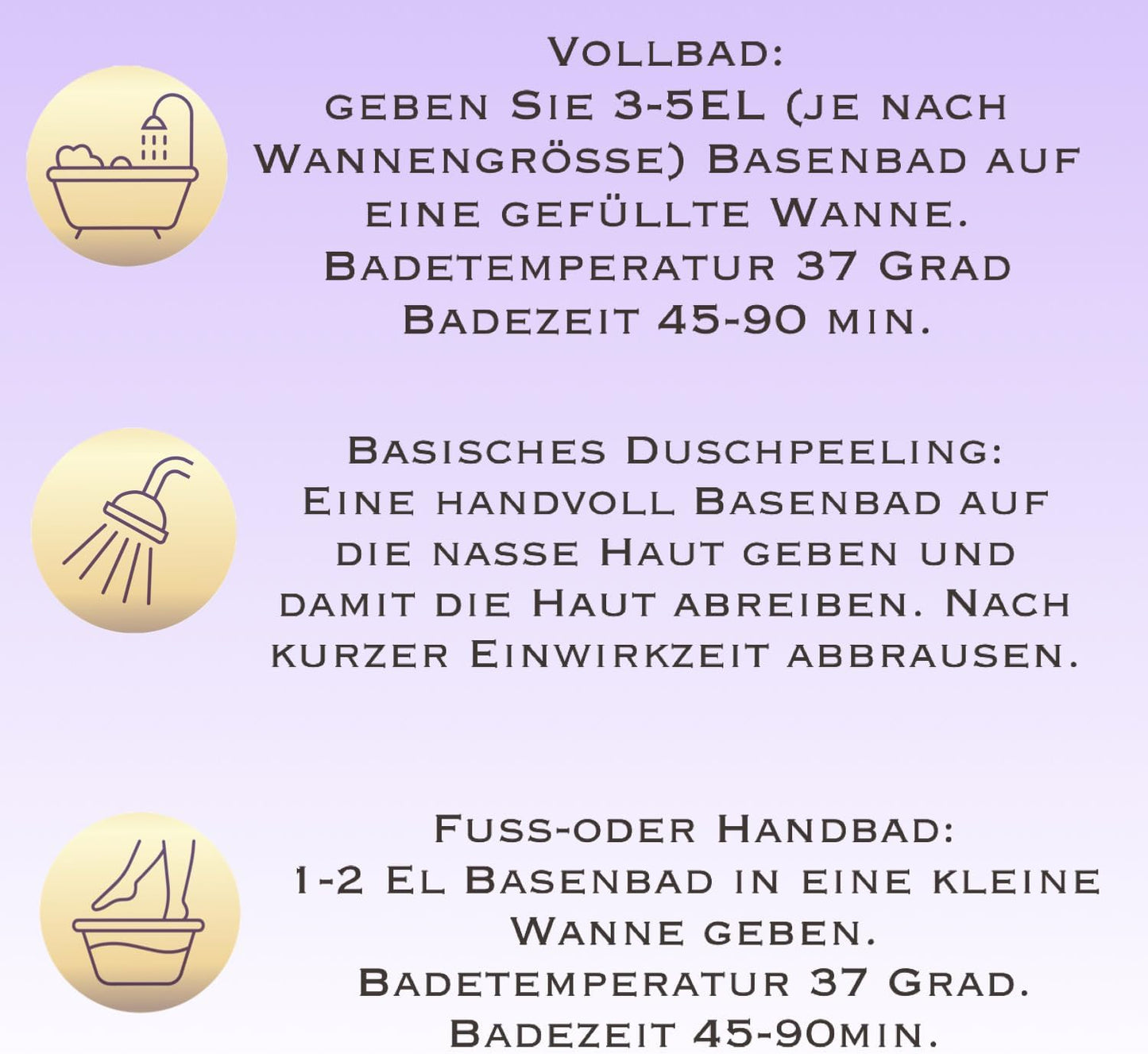 Basenbad, basisches Badesalz zur Entgiftung und Entsäuerung, Vollbad, Fußbad, Peeling, 750g Luminares Edelstein Basenbad