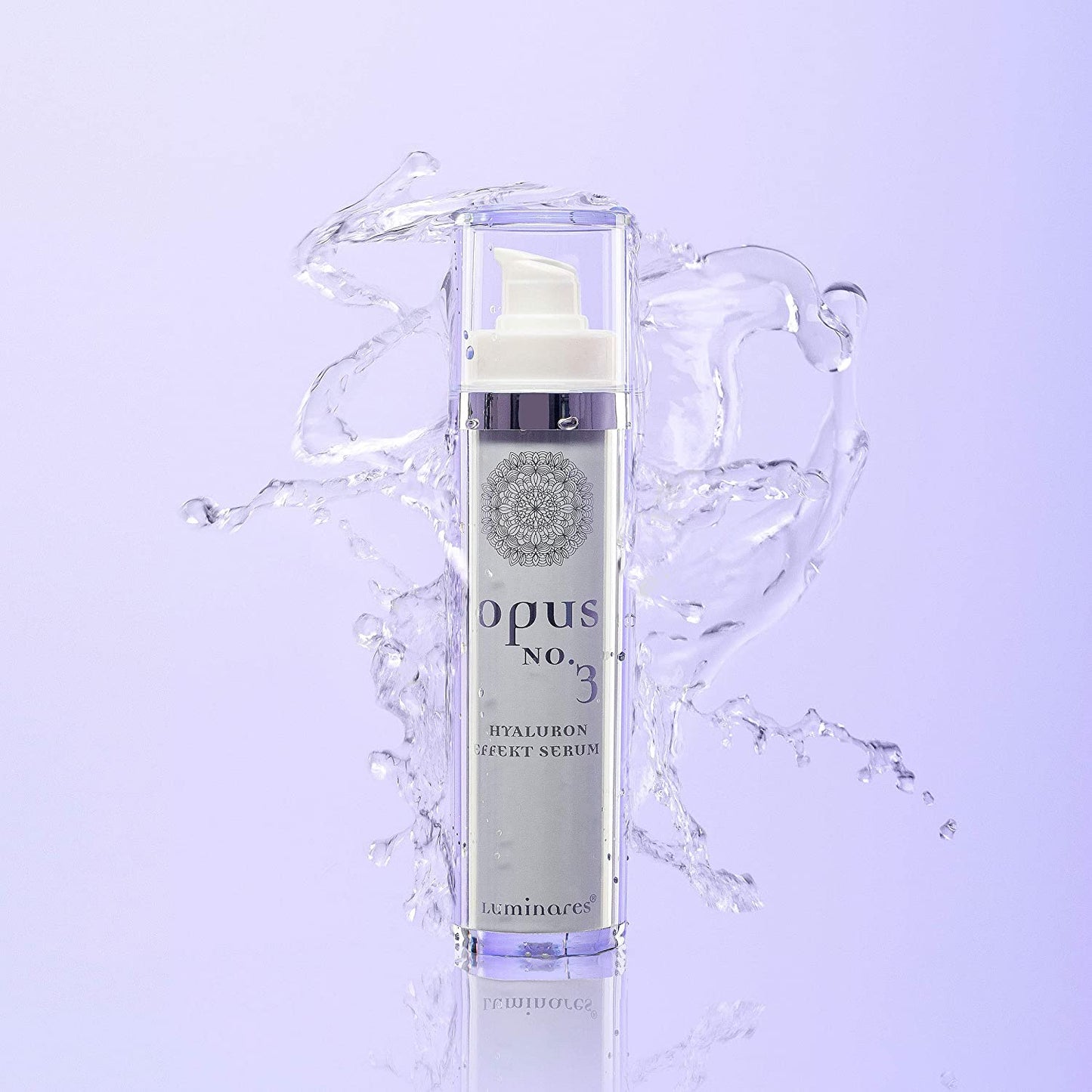 Luminares Opus No.3 Hyaluronsäure Effektserum 5fach Anti-Aging Creme Gel gegen Falten und Augenringe