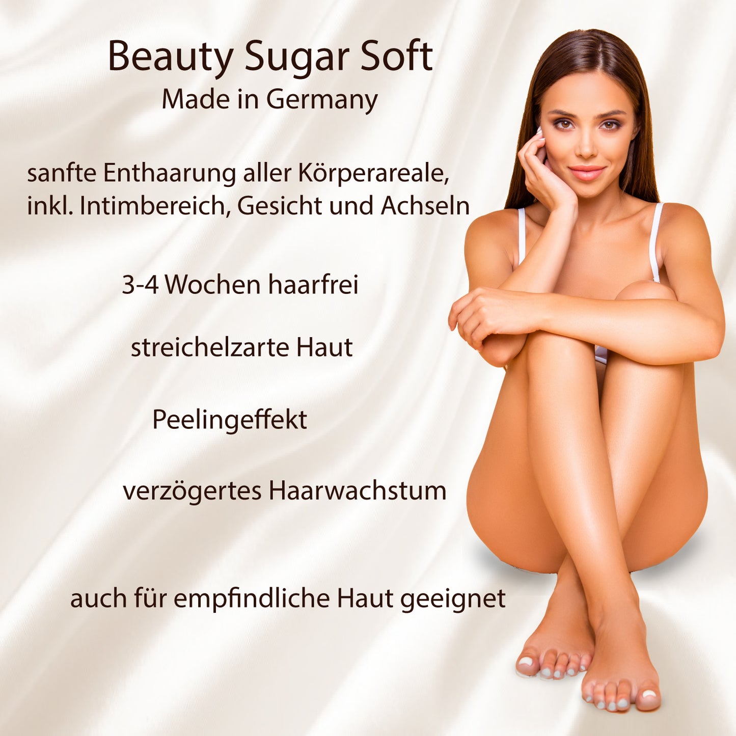 Beauty Sugar soft - Inhalt 600g - Made in Germany UPC 608938884145